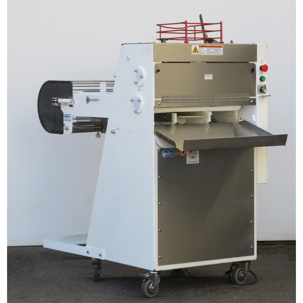 Bloemhof 860L Sheeter Moulder, Includes 2 Pressure Plates, Used Excellent Condition