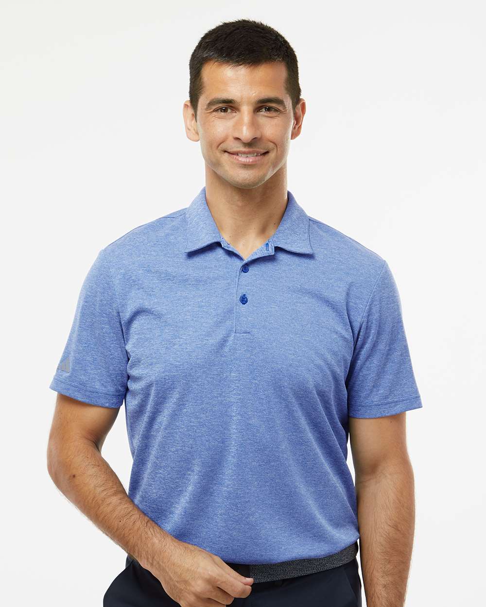 Adidas® Heathered Polo
