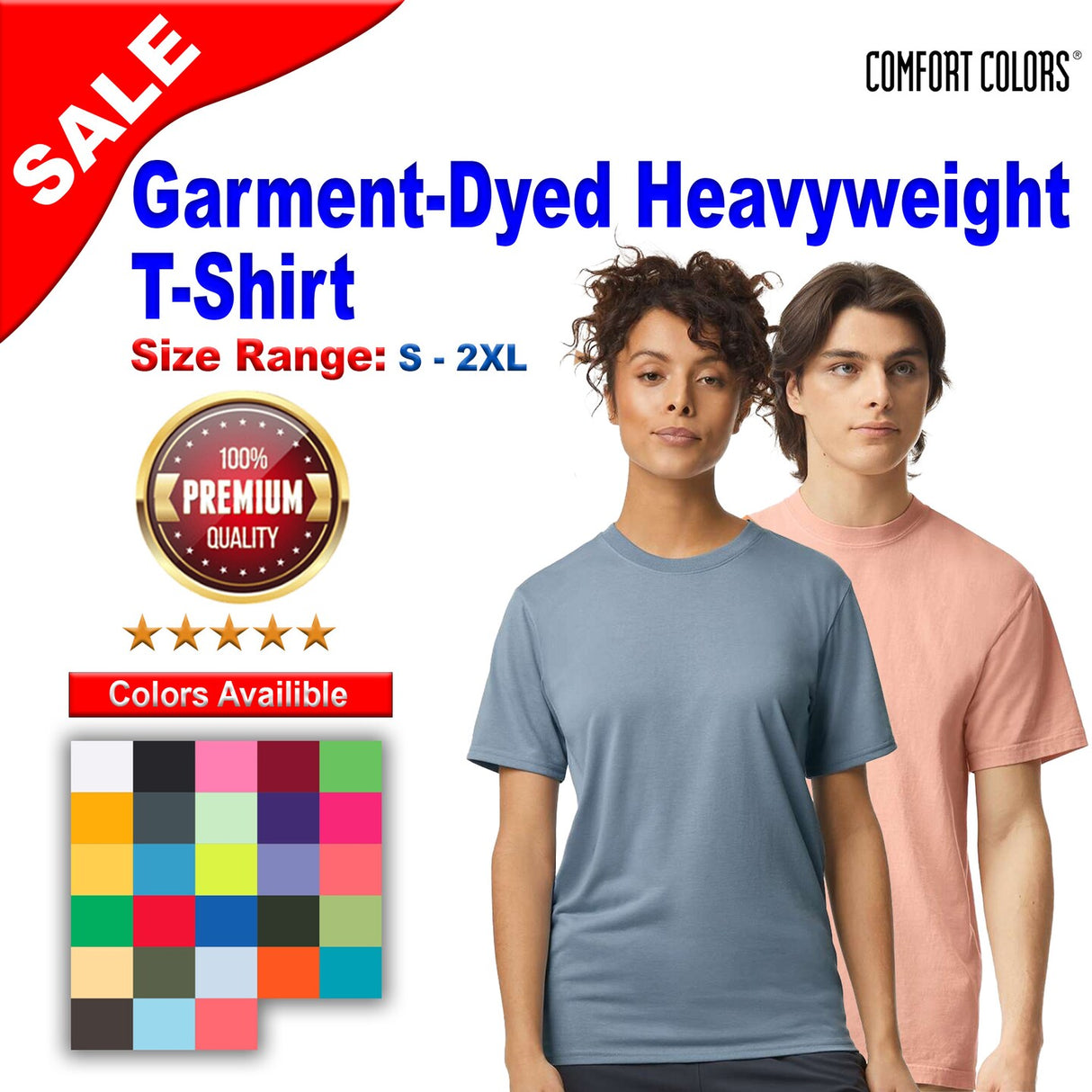 Comfort Colors® Garment Dyed Heavyweight T-Shirt