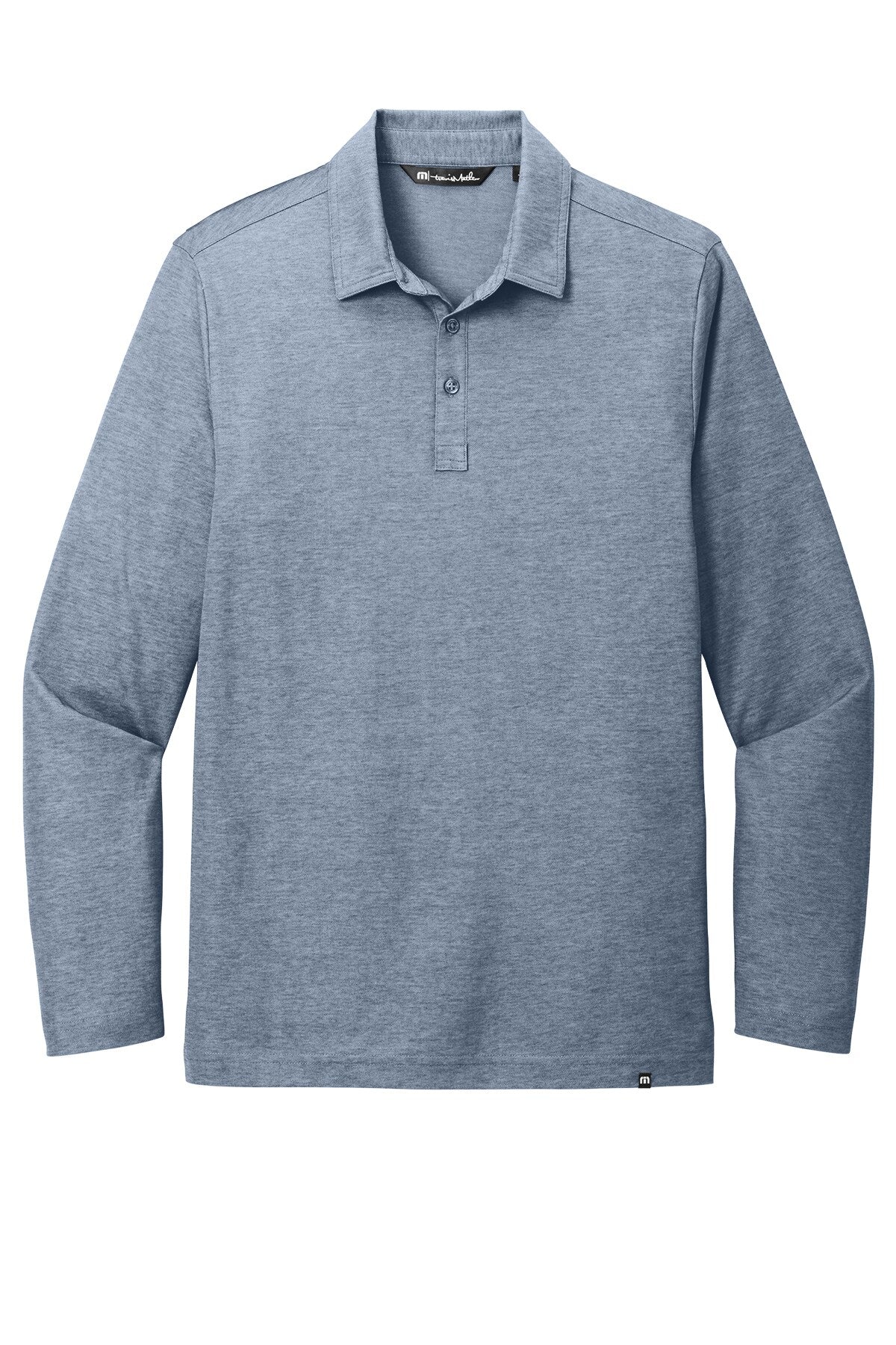 TravisMathew® Oceanside Heather Long Sleeve Polo