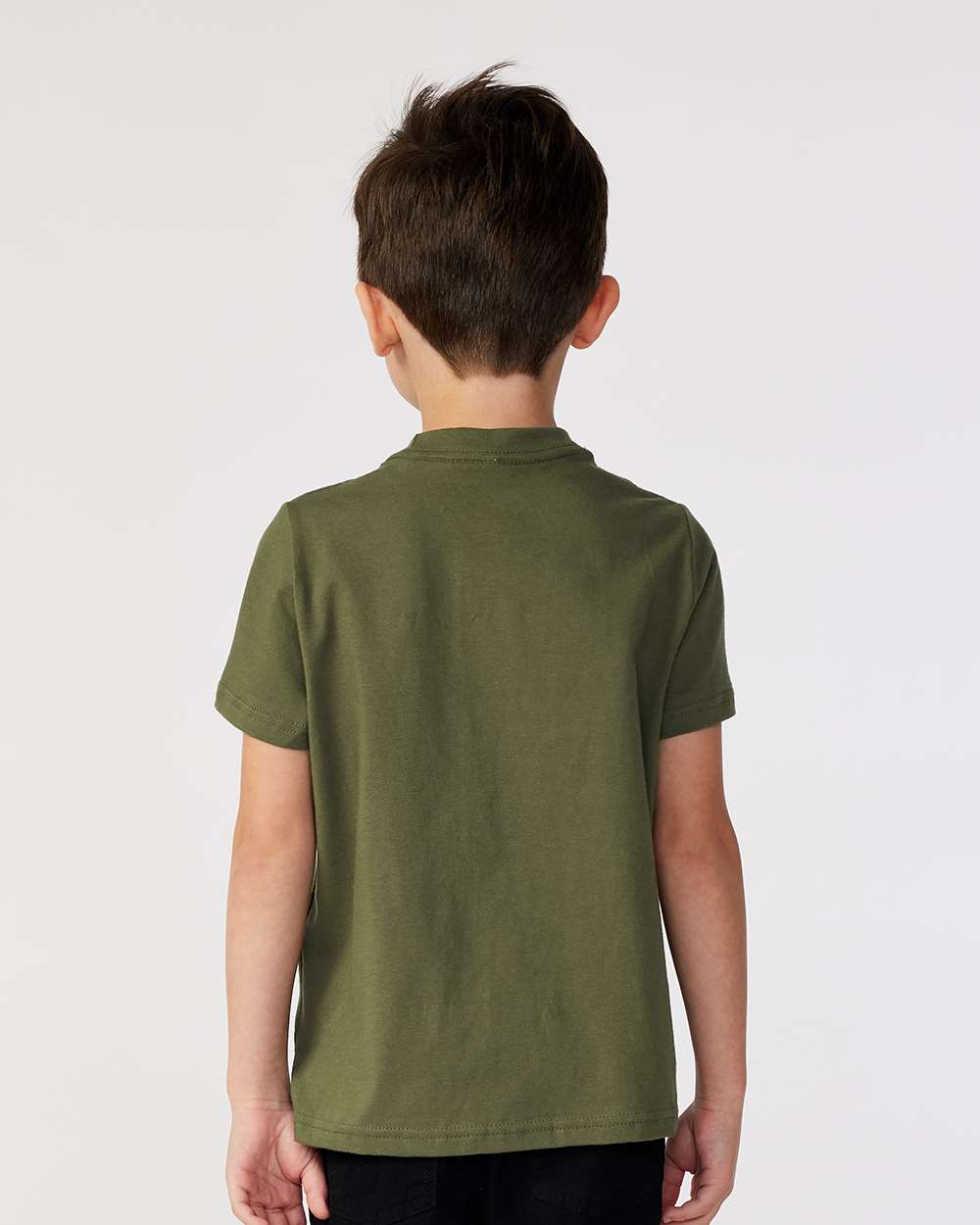 RADYAN® Toddler Crewneck Short Sleeve Fine Jersey Tee
