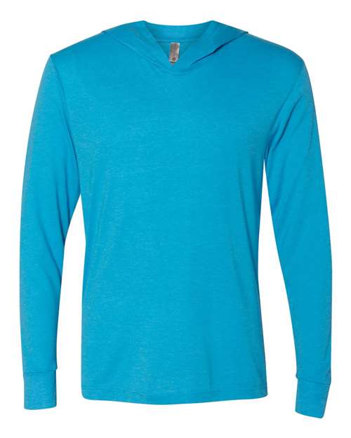 Next Level Unisex Triblend Hooded Long Sleeve Pullover T-Shirt