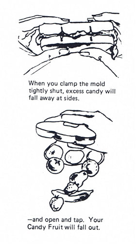 Marzipan Strawberry Flex Mold