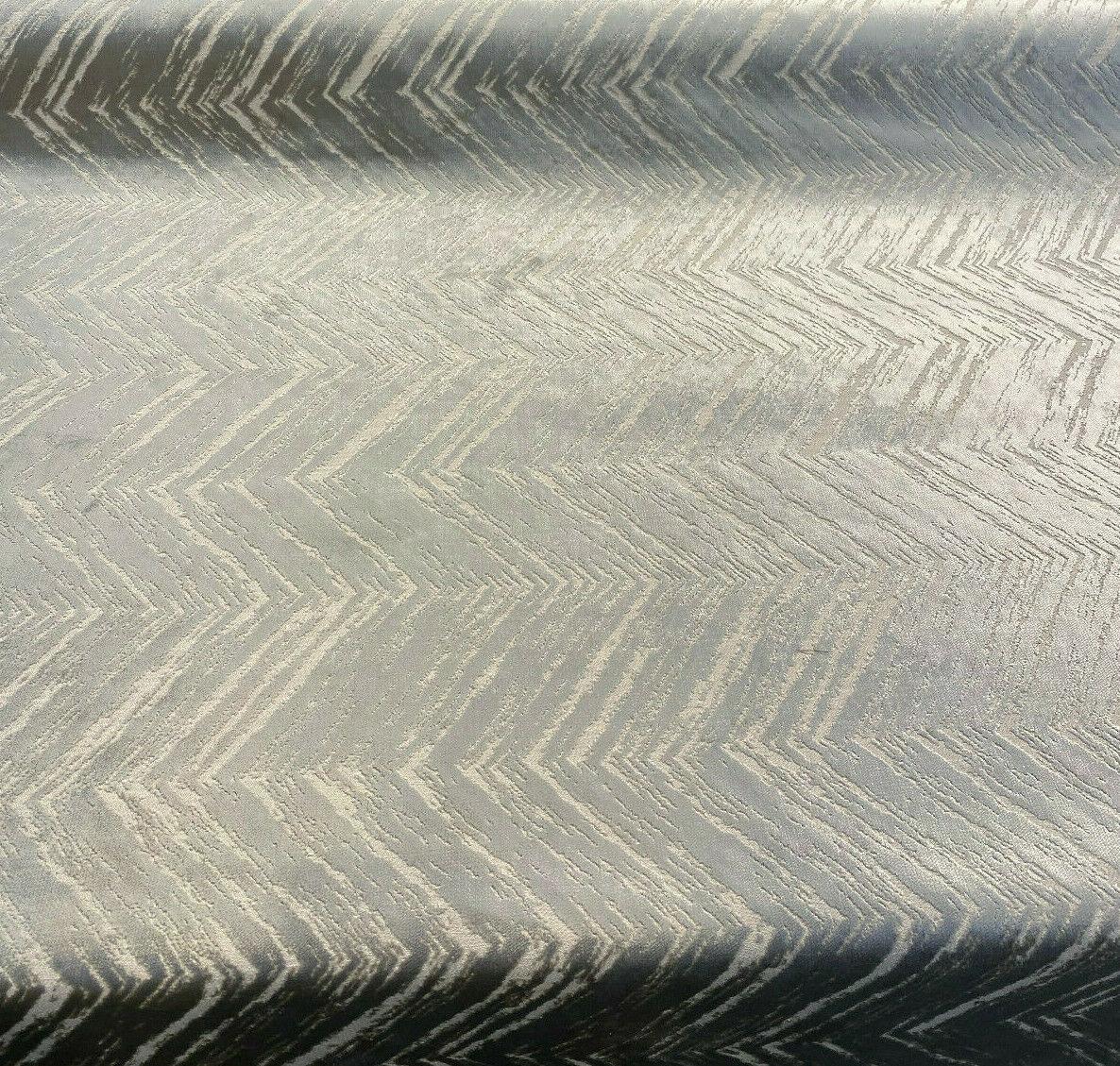 Zermatt Velvet Pearl Upholstery Fabric - Pearl Velvet, Heavyweight, 54" Width (1 Yard)