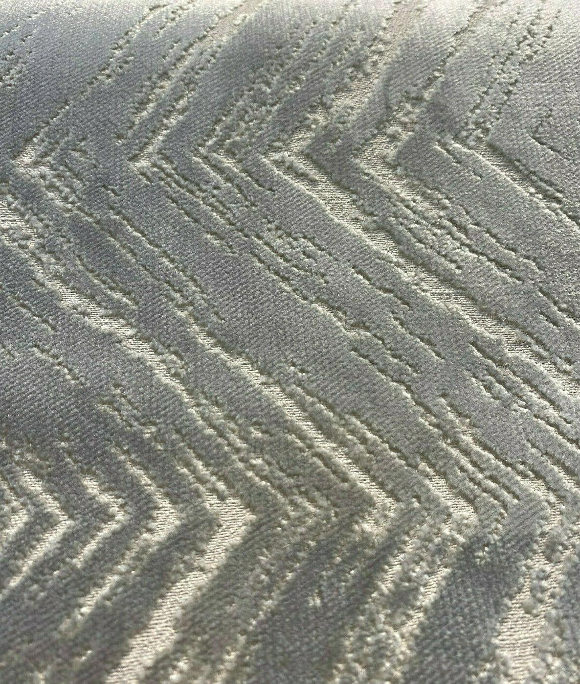 Zermatt Velvet Pearl Upholstery Fabric - Pearl Velvet, Heavyweight, 54" Width (1 Yard)