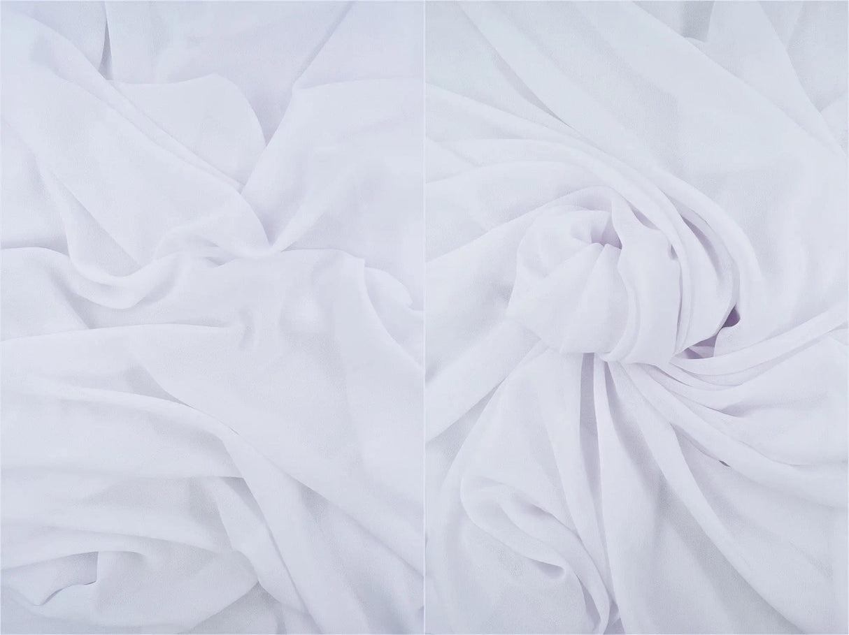 Silky Georgette Solid Woven Fabric 57/58" Wide