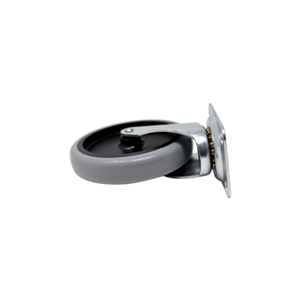 Replacement Swivel Plate Caster for Rubbermaid, 5"
