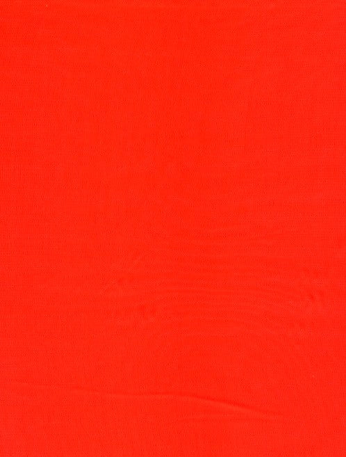Chiffon Solid Woven Fabric Coral