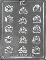 Princess Decos- Crown, Castle, Coach - Chocolate Mold