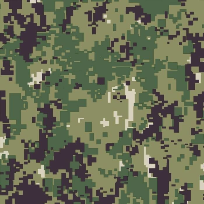 Printed Spandex US Navy Camo