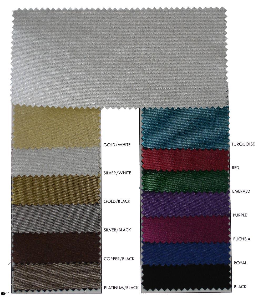 Lame Allure 100 Percent Polyester Fabric - Metallic Sheen, 60" Width (1 Yard)