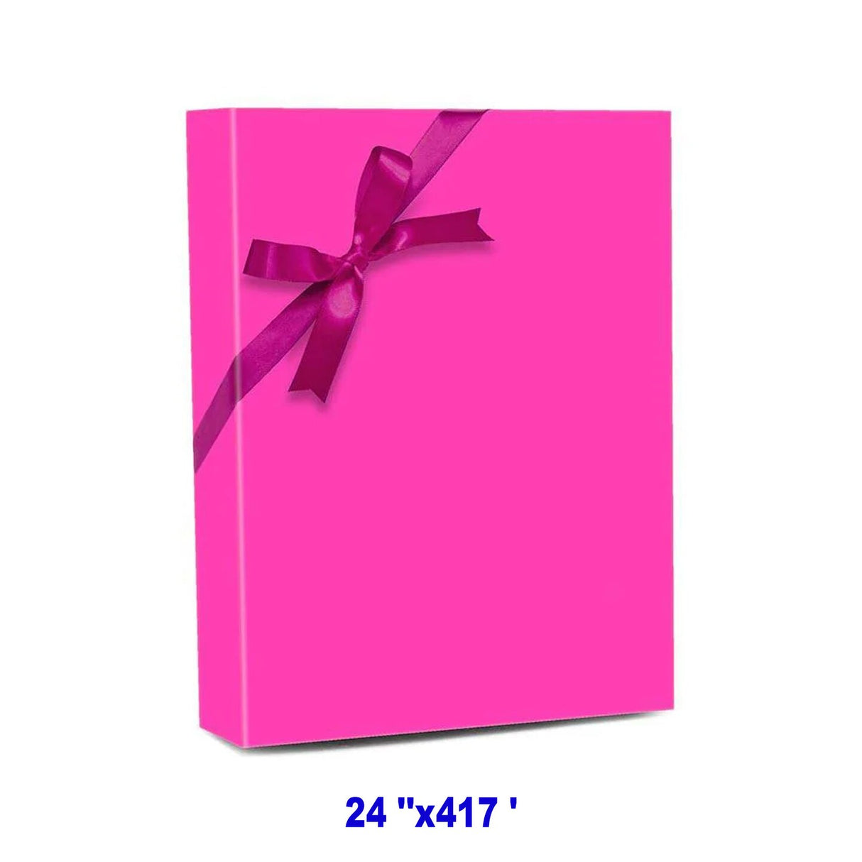 Charming Solid Color Wrap 24" x 417' for Effortless Gift-Giving