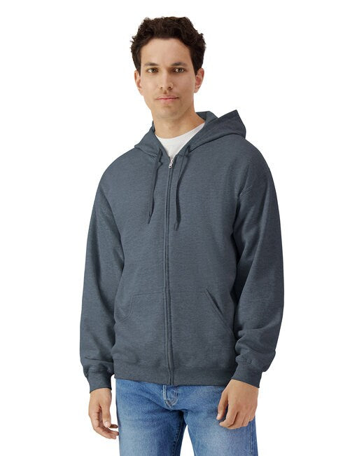 Gildan® Softstyle Fleece Full Zip Hooded Sweatshirt
