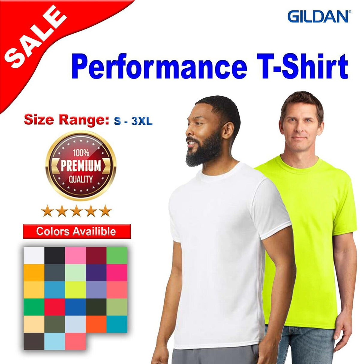 Gildan® Performance Short Sleeve Crewneck T-shirt