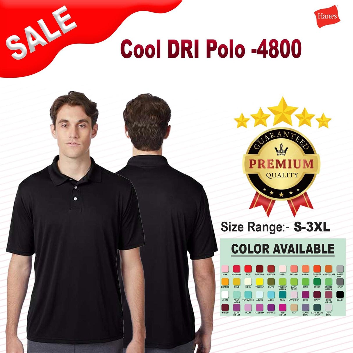 Hanes® Cool DRI Polo