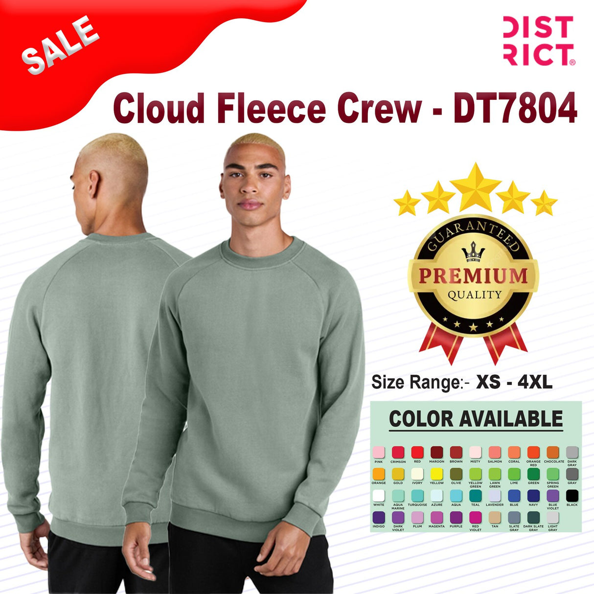 District® Cloud Fleece Crew