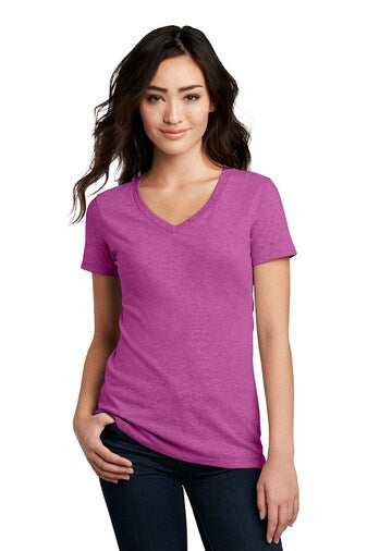 District® Women’s Perfect Blend Short Sleeve CVC V-Neck Tee