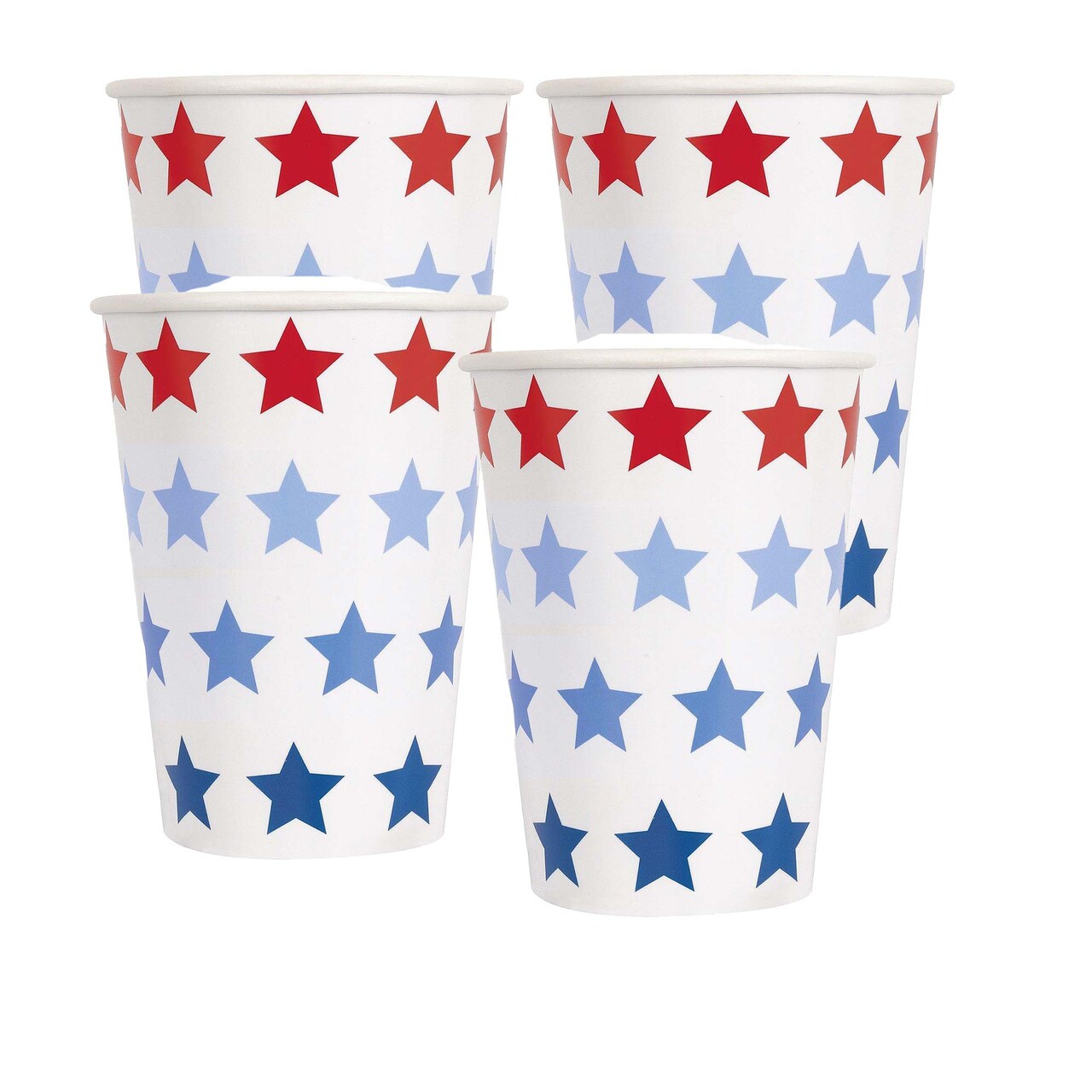 Patriotic USA 12oz Paper Cups 10ct