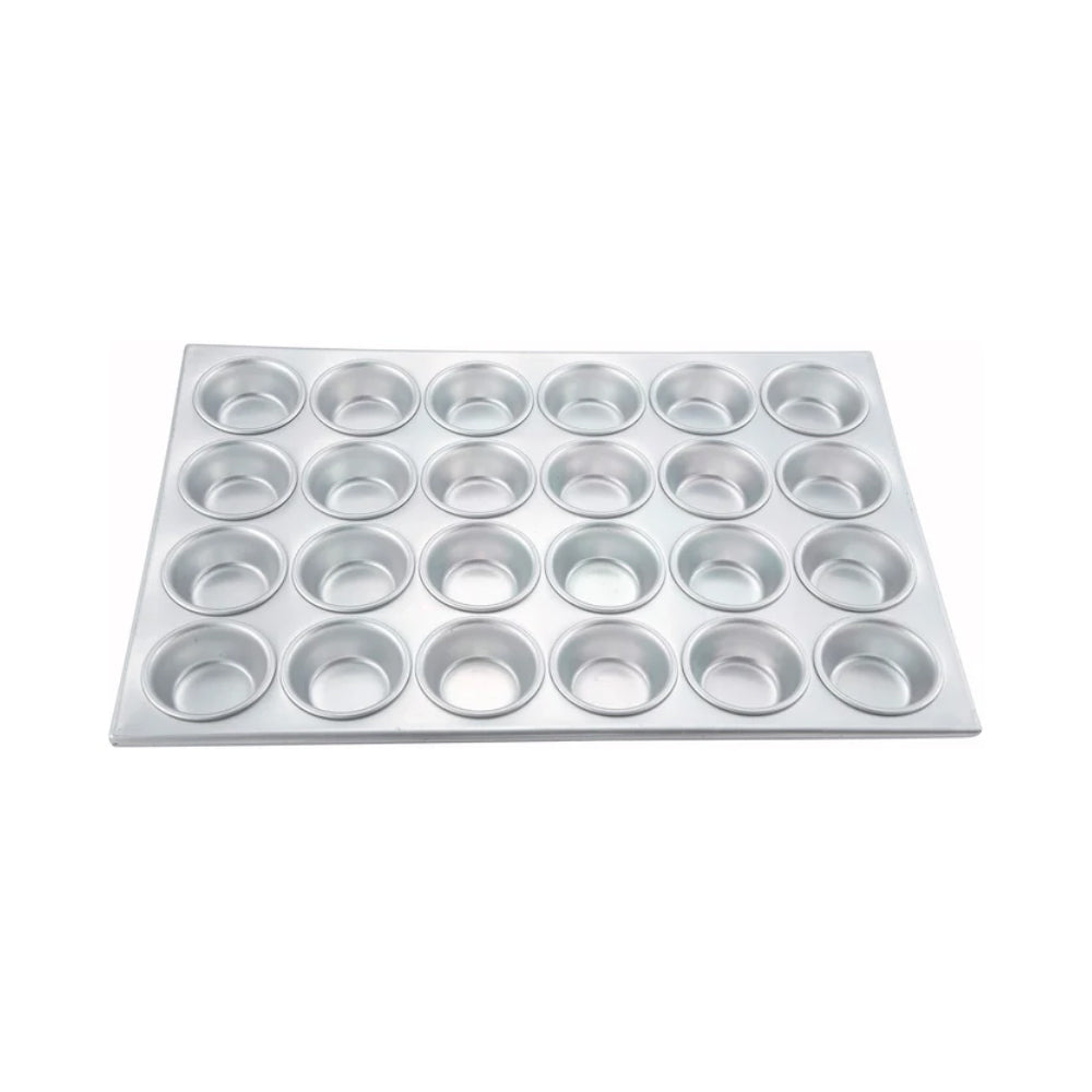Winco Aluminum Muffin Pan, 24 Cavities