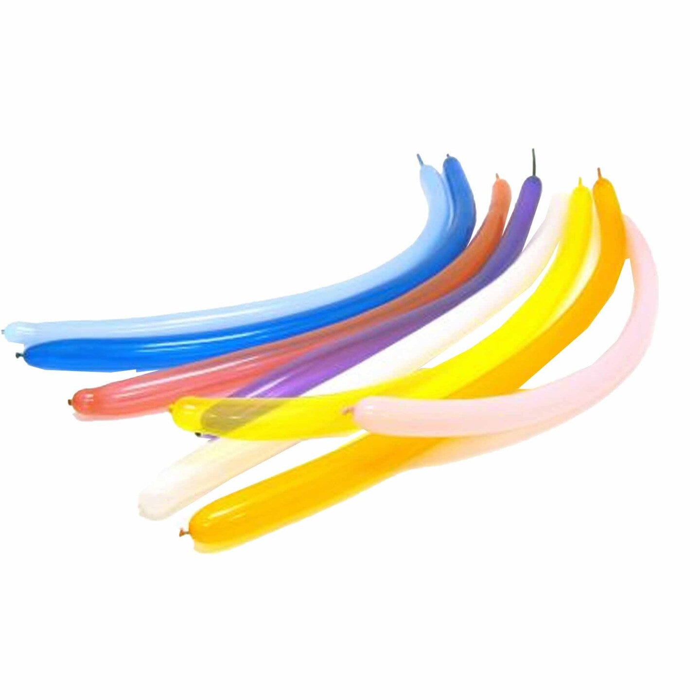 Deluxe Assorted Solid Color Sculpture Balloons 60 Inch
