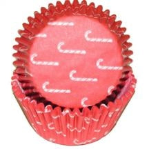 Candy Cane Standard Size Baking Cups - 100 Pack