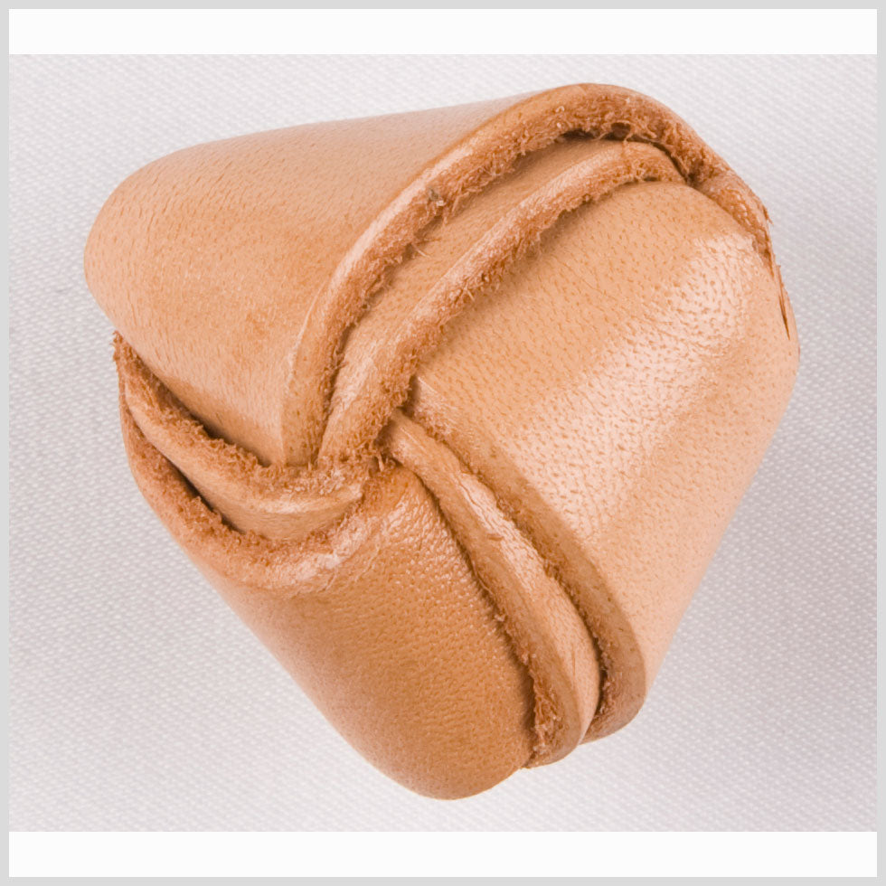Natural Leather Button - 44L/28mm