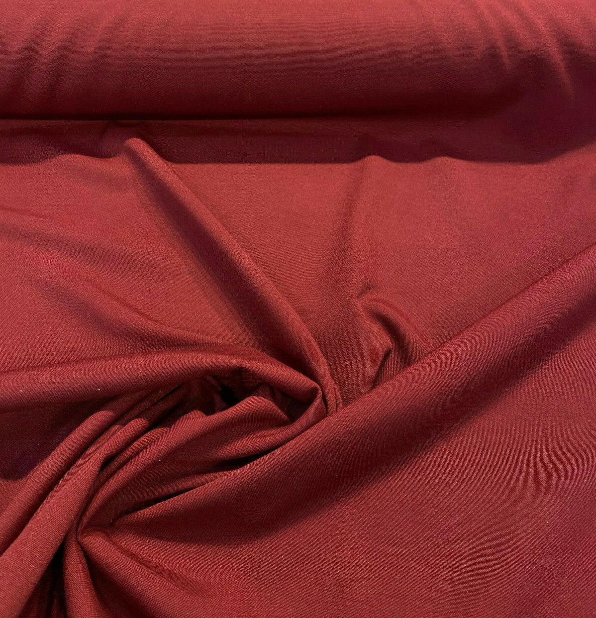 Outdoor Radiance Spun Polyester Duck Fabric - Claret Maroon Red, 54" Width (1 Yard)