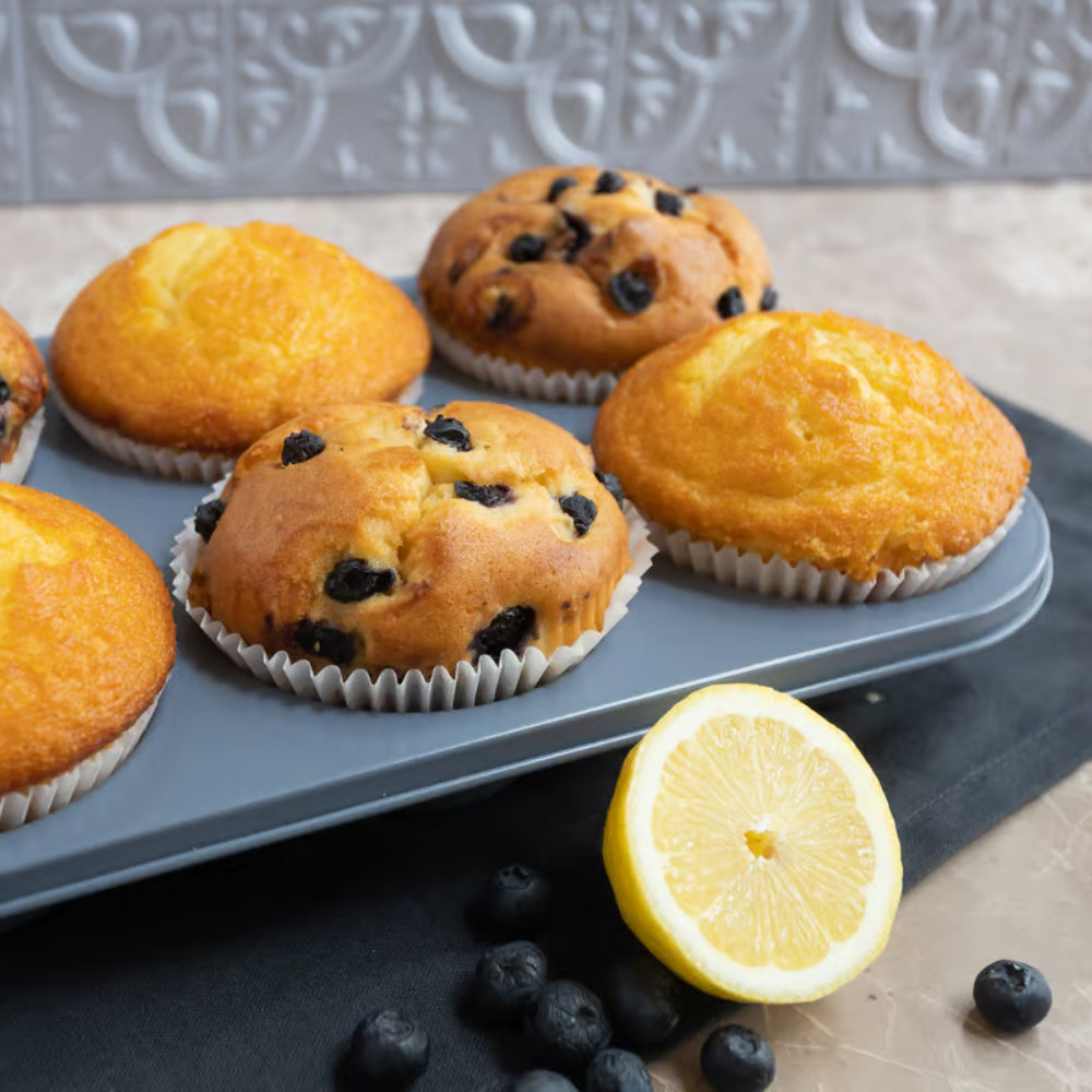 Fox Run Giant Nonstick Muffin Pan, 6 Cavities
