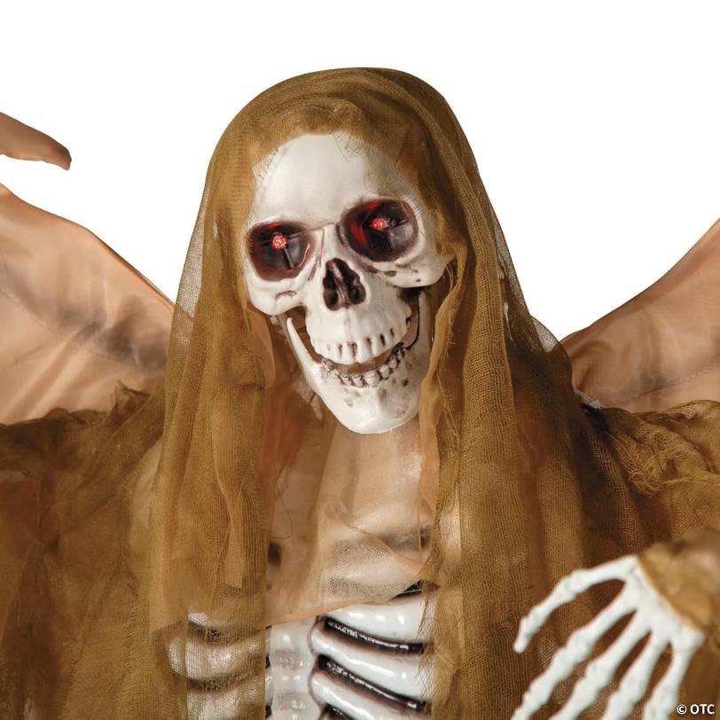 5.5 FT ANIMATED REAPER WITH WINGS
