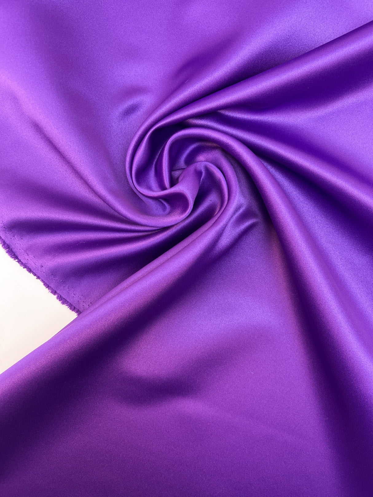Purple Satin Polyester Fabric