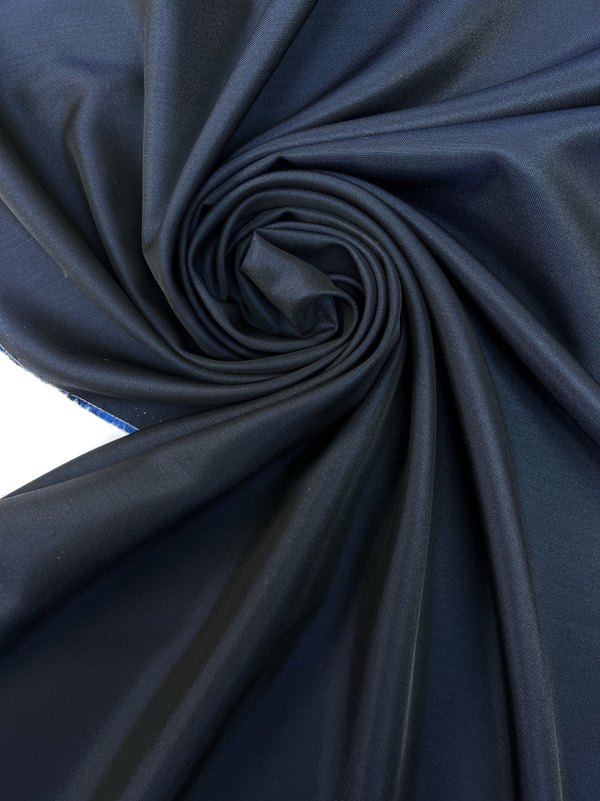 Wool Jacquard Changeant Fabric Blue Black
