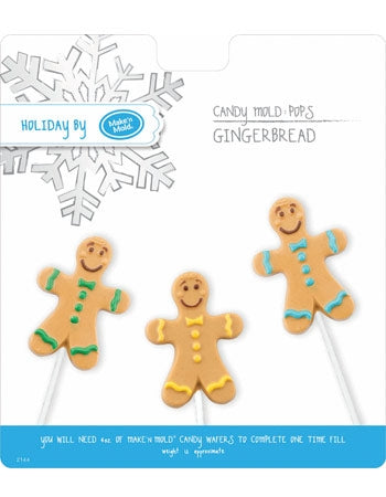 Gingerbread Man Pops Chocolate Mold