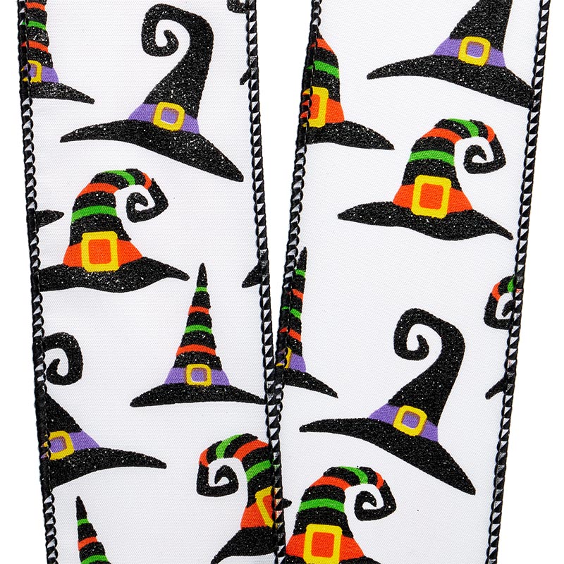 Witch Hats On Wired Ribbon 2 1/2 ''x10 yd 1 / ROLL