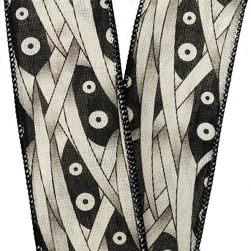 Monster Eyes Wired Ribbon 2 1/2 ''x10 yd 1 / ROLL