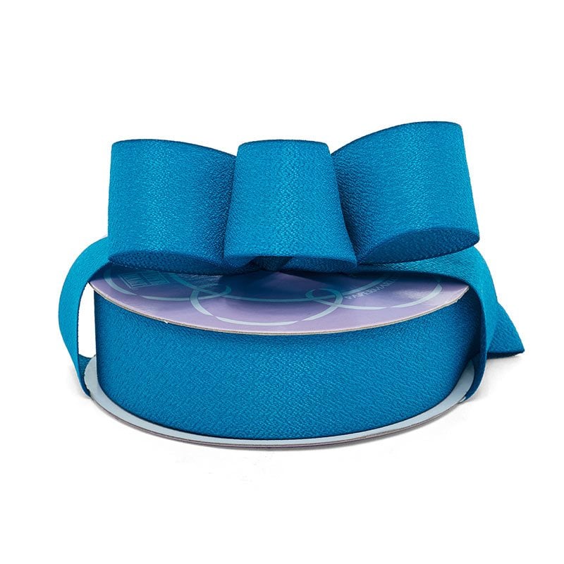 Elegancy Fabric Ribbon 1 1/2 '' X 25 yd Turquoise Color 1 / roll