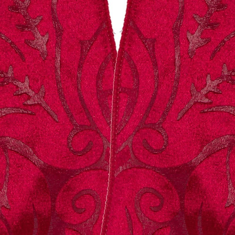 Embossed Velvet Wide Wired Ribbon 4 '' X 10 yd - 1 / ROLL