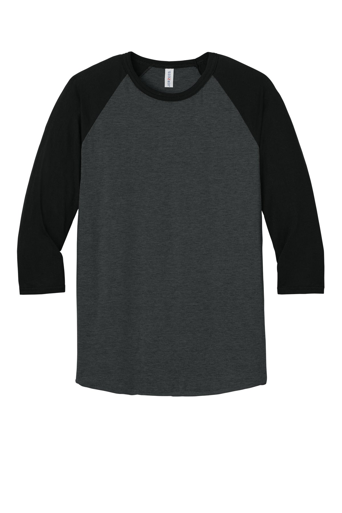 Jerzees® Unisex Premium Blend Combed Ring Spun 3/4-Sleeve Raglan