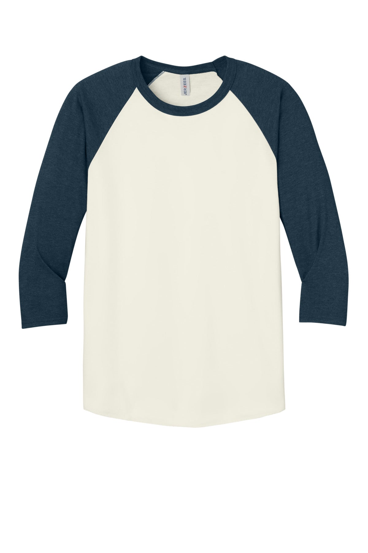 Jerzees® Unisex Premium Blend Combed Ring Spun 3/4-Sleeve Raglan