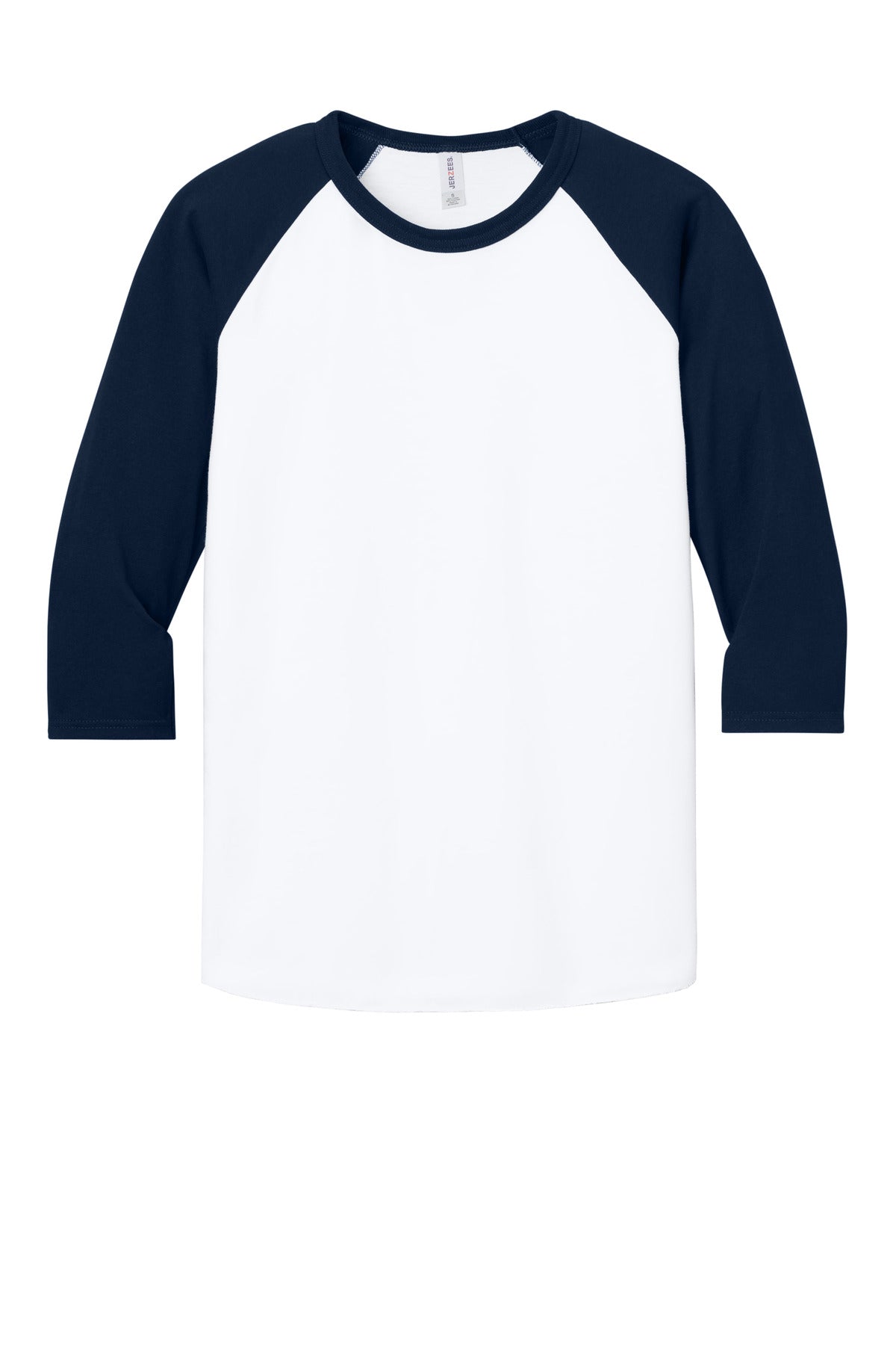 Jerzees® Unisex Premium Blend Combed Ring Spun 3/4-Sleeve Raglan