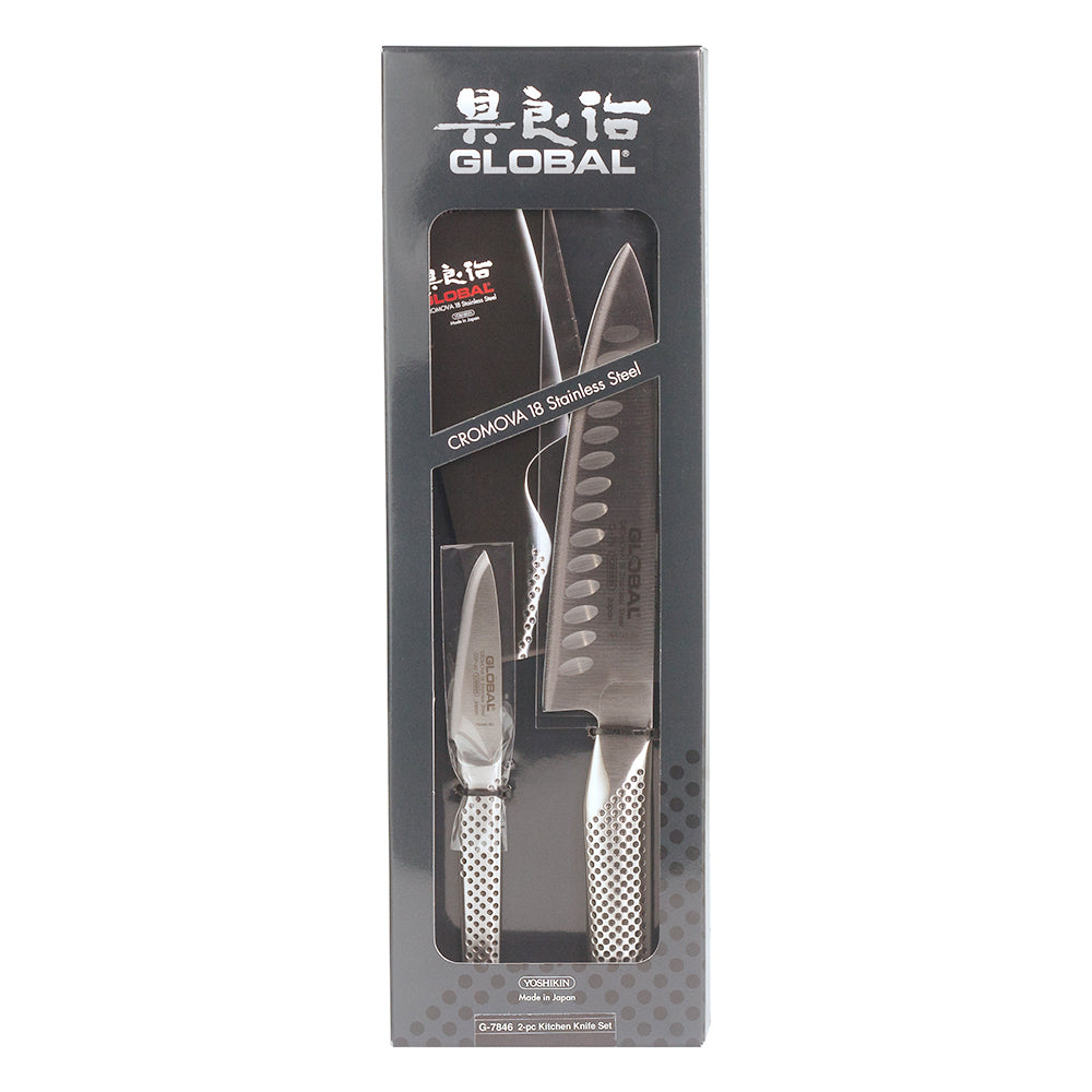 Global 2-Piece Kitchen Knife Set
