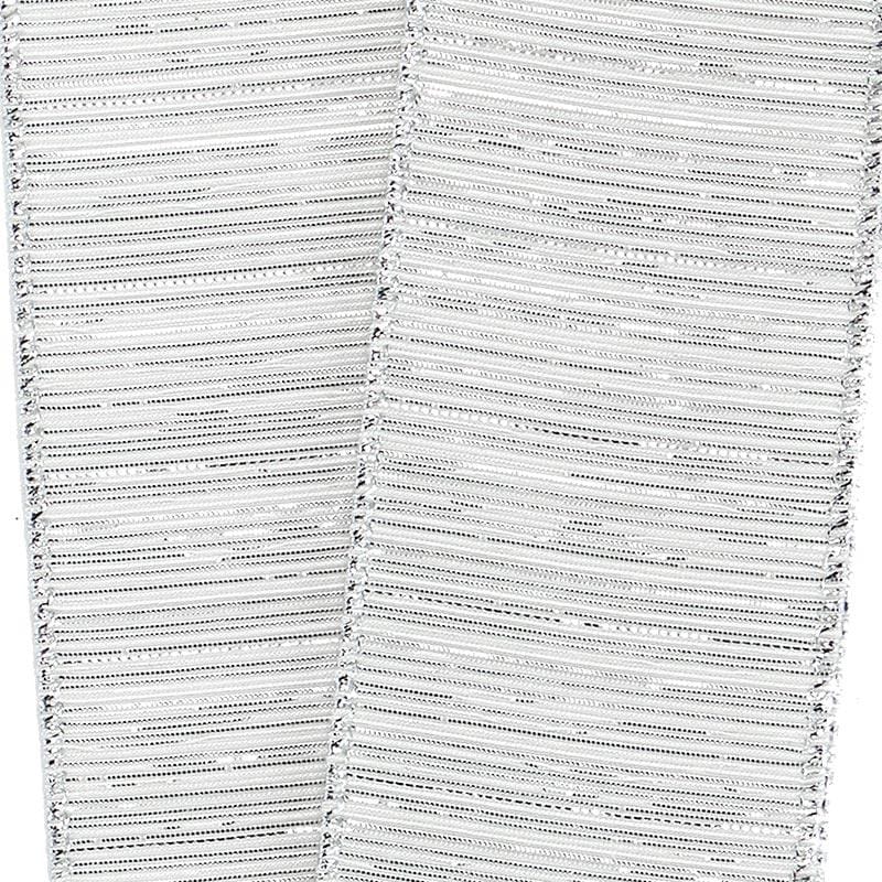 Metallic Vertical Ribbed Wired Ribbon 2 1/2 '' X 10 yd - 1 / ROLL