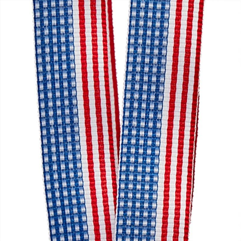 Grosgrain American Flag Ribbon 3/4 '' X 25 yd - 1 / ROLL