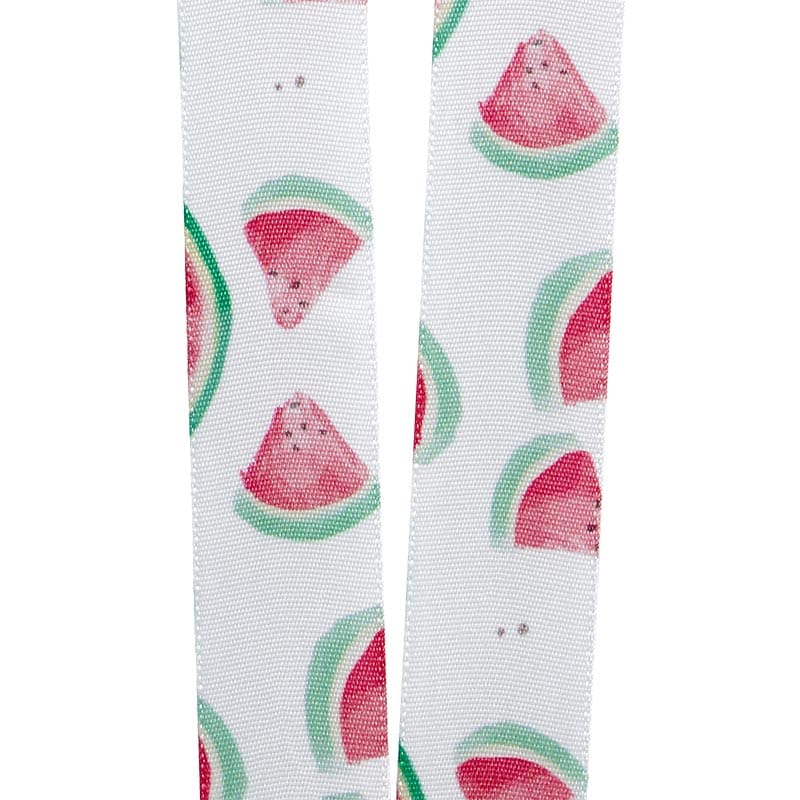 Narrow Watermelon Satin Ribbon 7/8 '' X 25 yd - 1 / ROLL