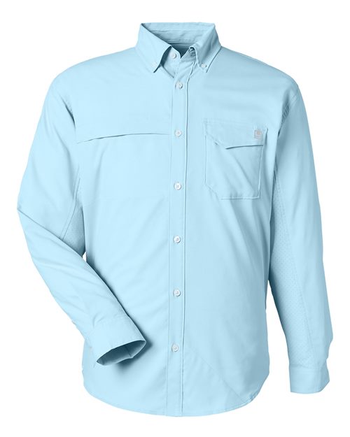 HUK® Men’s Performance Fishing Shirt with Pockets Breathable Sun Protective and Moisture Wicking