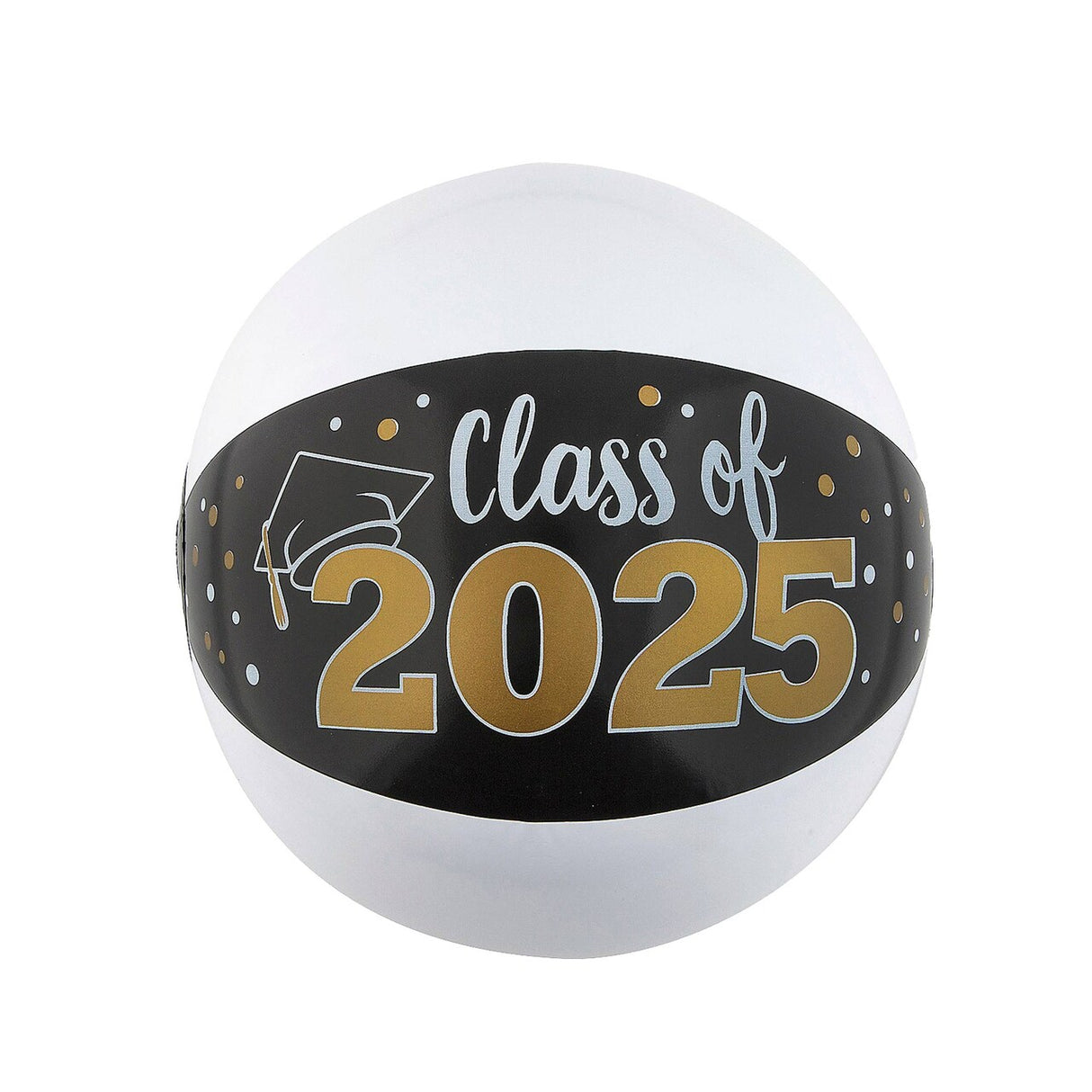 Inflatable 11" Medium Class of 2025 Vinyl Beach Balls – 12ct