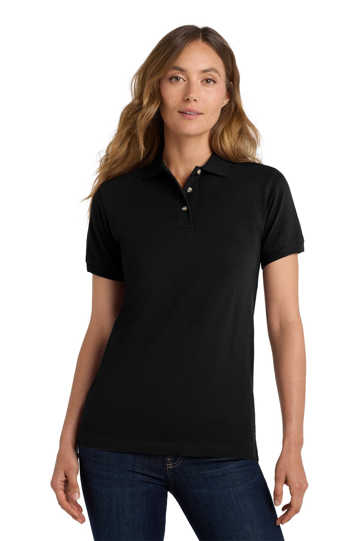 Port Authority® Women's Heavyweight Cotton Pique Polo