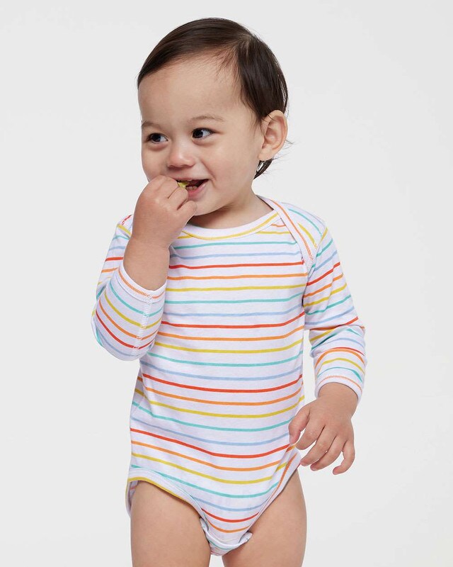 RADYAN® Cozy Fine Jersey Baby Long Sleeve Bodysuit