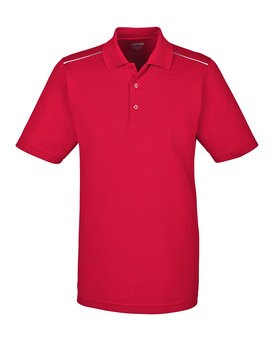 CORE® Men's Radiant Performance Piqué Polo with Reflective Piping