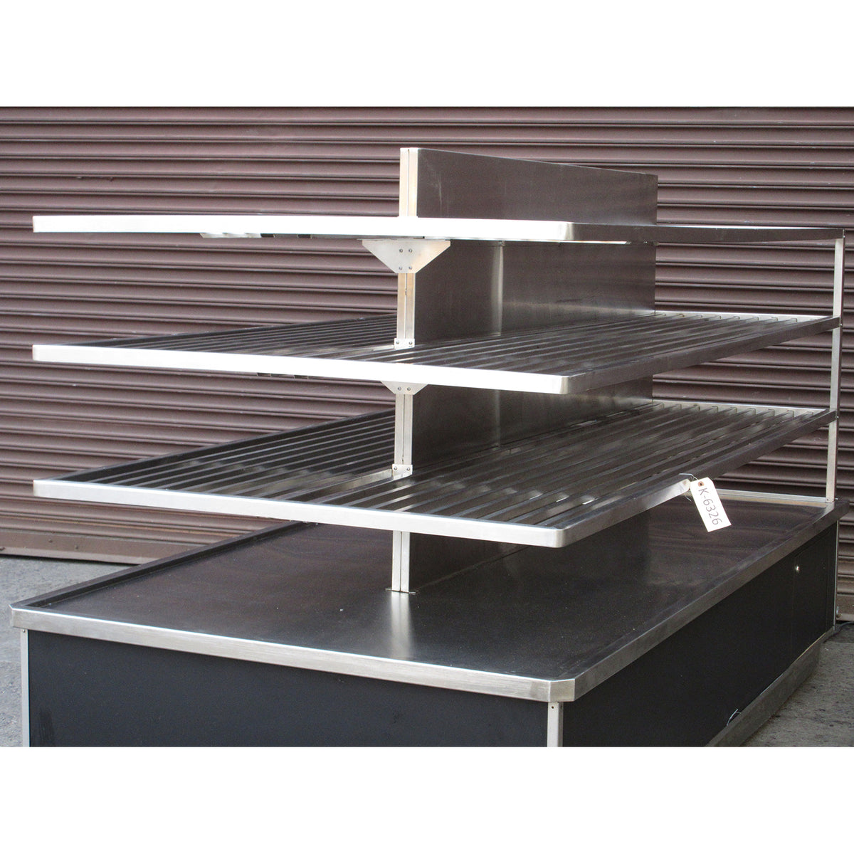 Bakery Display Retail Shelving, Stainless Steel