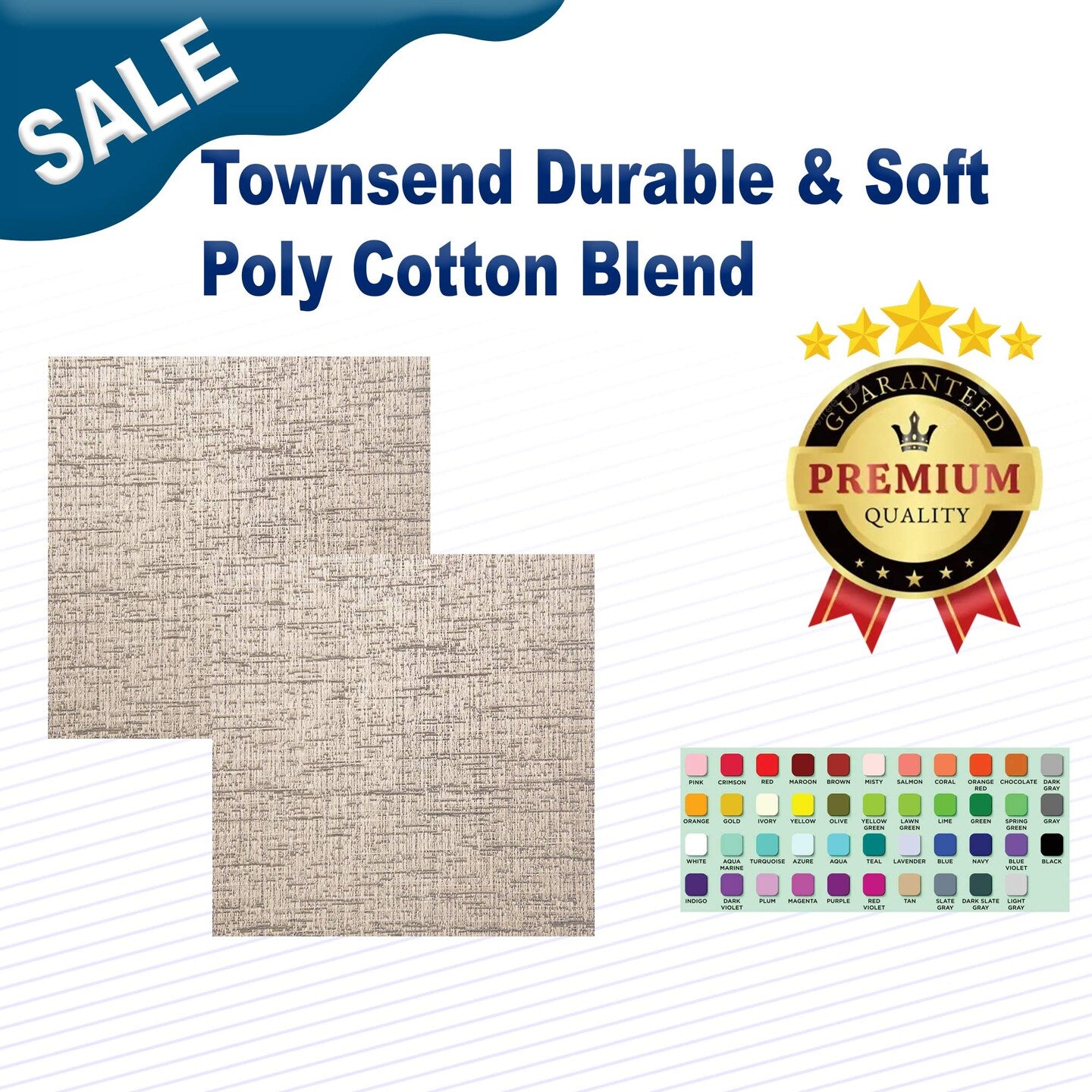 Townsend Durable & Soft Poly Cotton Blend